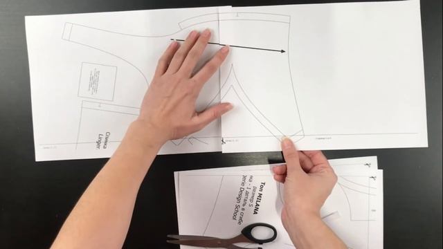 Как склеить выкройку топа Milana смотреть онлайн
