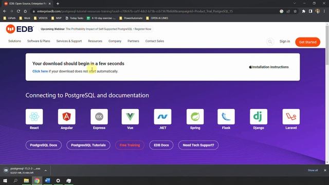 How to Install PostgreSQL 15 and pgadmin4 on windows | Install Database смотреть онлайн