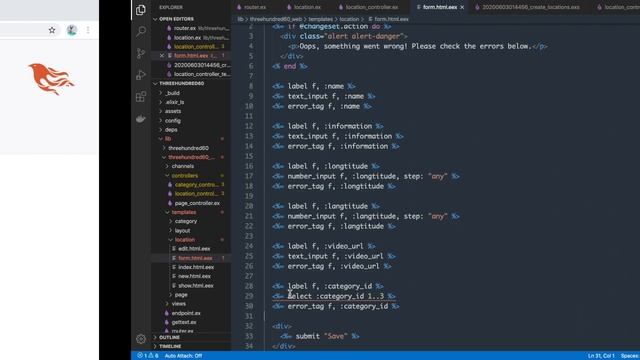 Building a location based backend & web frontend app using Elixir + Phoenix. Part 1 смотреть онлайн