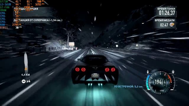 Need For Speed The Run (Gigabyte GT 730 2GB) смотреть онлайн