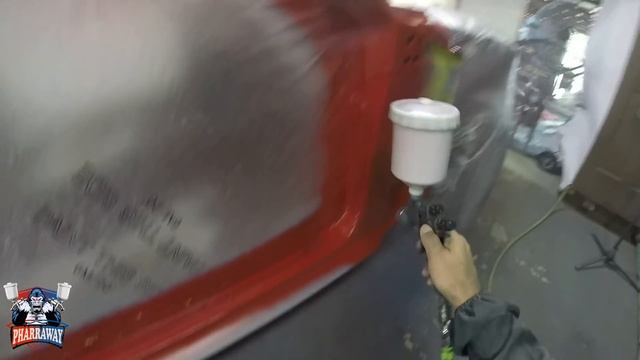 Candy Apple Red On A 1966 Ford Mustang Fastback