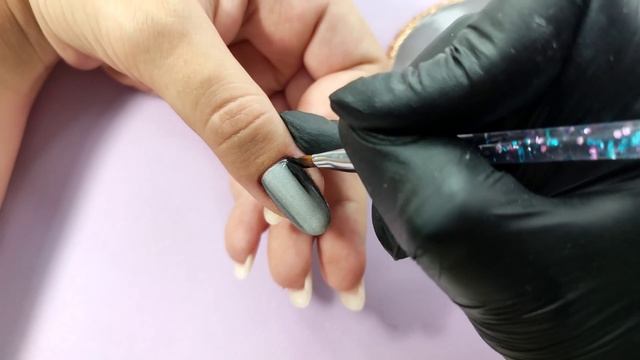 Градиент с АКРИЛОВОЙ ПУДРОЙ смотреть онлайн