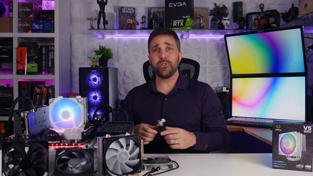 Vetroo V5 CPU Cooler Review and Comparison. смотреть онлайн