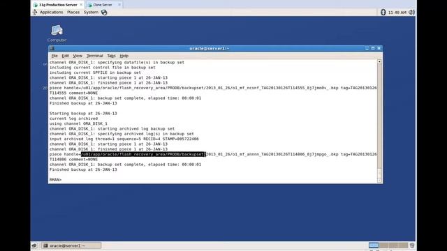 Cloning Oracle Database using RMAN смотреть онлайн