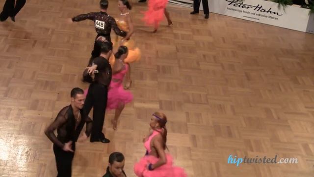 Andrey Zaitsev - Anna Kuzminskaya, GOC 2010 Stuttgart, IDSF grand slam latin, 4.round - samba смотреть онлайн