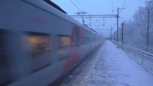 Электропоезд ЭС1 "Ласточка" Смоленск - Москва смотреть онлайн