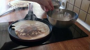 Блины на индукционной плите Electrolux из Икеа