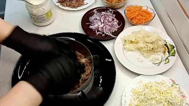 САЛАТ ГЕНЕРАЛЬСКИЙ! ОЧЕНЬ ВКУСНЫЙ И НЕОБЫЧНЫЙ!