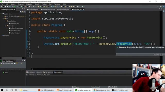 Injeção de dependência no Spring : Aprenda desde a base смотреть онлайн