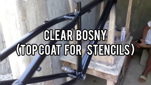Repaint Bike Frame using Bosny Spray Paint sthealth finish смотреть онлайн