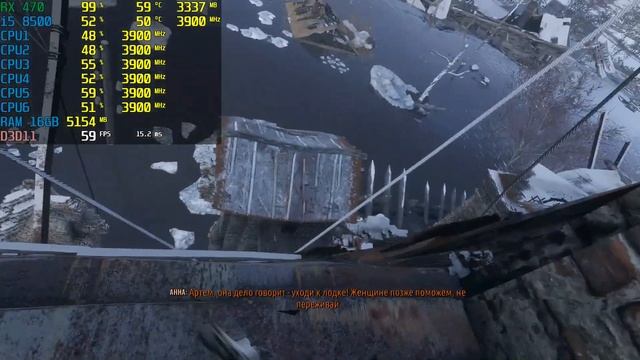Metro Exodus - RX 470 - i5 8500 | Ultra - 1080p смотреть онлайн