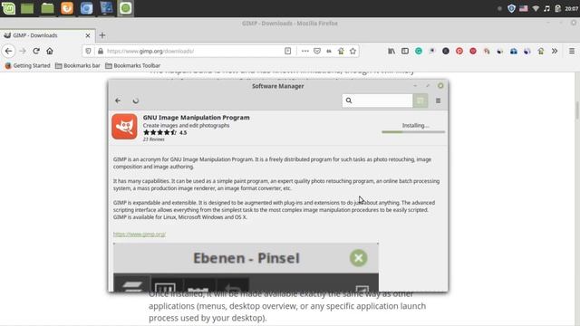 How to install Latest Gimp v 2.10.x on linux mint 20 | ubuntu 20.04 смотреть онлайн
