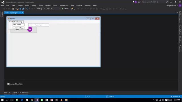 How to Create Popup Button and Dropdownmenu смотреть онлайн