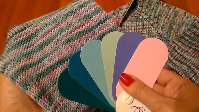 Джемпер из мериносовой пряжи, ручного крашения. Реглан сверху. смотреть онлайн