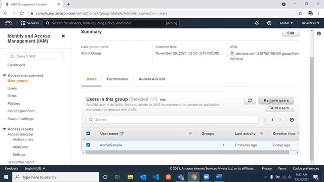 JSON Policy generation using management console & manage user access by root user - Chapter 7 смотреть онлайн