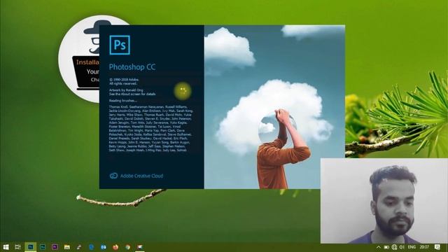 How to Disable & Enable Home screen in Adobe photoshop 2020 in hindi смотреть онлайн