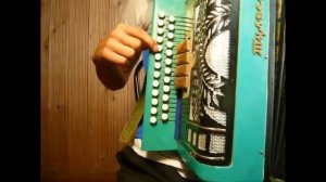 Сектор газа - Казачья ( разбор песни на гармони).