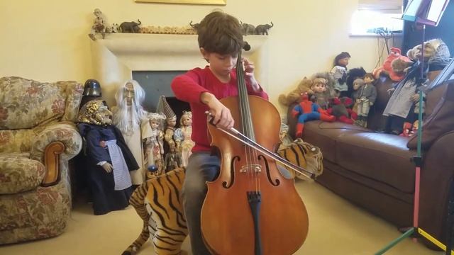 Контрданс N2, Бетховен,Миша Андреев, виолончель,репетиция Country Dance 2, Beethoven, cello Misha,8 смотреть онлайн