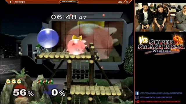 Melee Singles #41 - Losers Quarter - Webwipe (Puff) vs Zilo (Falco) смотреть онлайн