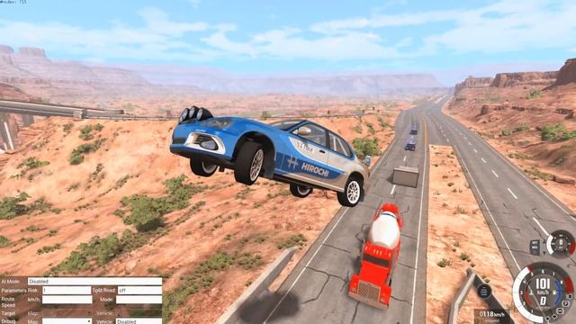 BeamNG Drive | Рампы, Копы, 3 ТАЗа и Погоня зачтена:D ВАЗики ПРОТИВ Бетономешалок! смотреть онлайн