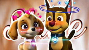 Clip Paw Patrol Chase x Skye / Гонщик и Скай Витаминка ?