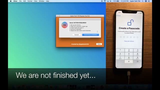SLIVER 6 0 UNTETHERED iCLOUD BYPASS смотреть онлайн