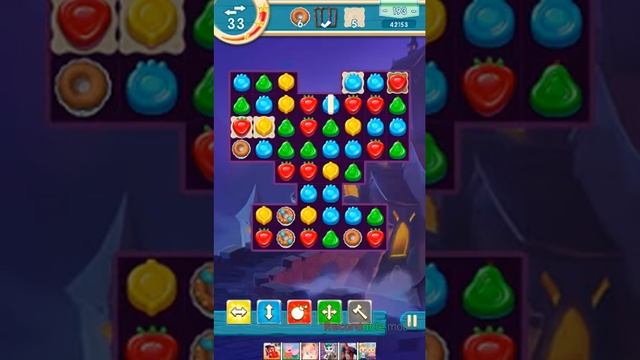 Fruit Candy Blast level 193 - Doux Histoire Candy смотреть онлайн