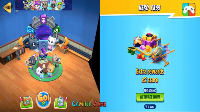 Talking Tom Hero Dash VS Talking Tom Gold Run 2 Reversed | Part 25 | 4K UHD смотреть онлайн