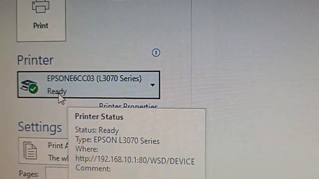 Epson L3070 Wifi Direct الطباعة من الهاتف والكمبيوتر بدون شبكة واي فاي смотреть онлайн