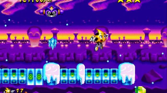 Прохождение Ristar - Часть 10 - Зимняя планета (SEGA, Ностальгия) смотреть онлайн