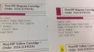 HP Color Laser Jet M281fdw toner cartridges problems solution