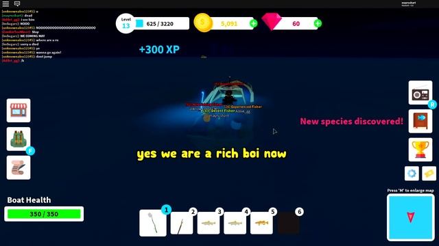 I'm Finally Back! Noob To Master And Reached Level 50 In Fishing Simulator! смотреть онлайн