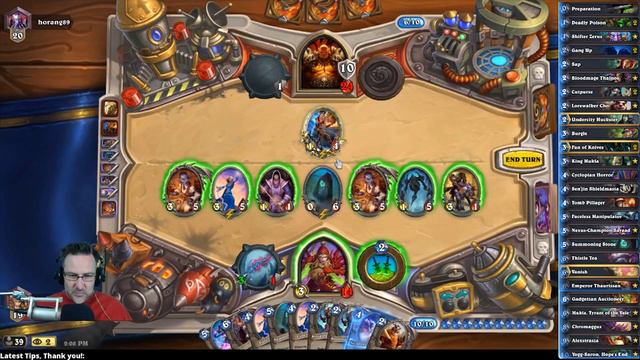 Yogg Summon Rogue Combos ~ Whispers of the Old Gods ~ Hearthstone Heroes of Warcraft смотреть онлайн