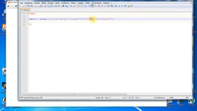 PHP Tutorial - 11 - Társított Array смотреть онлайн