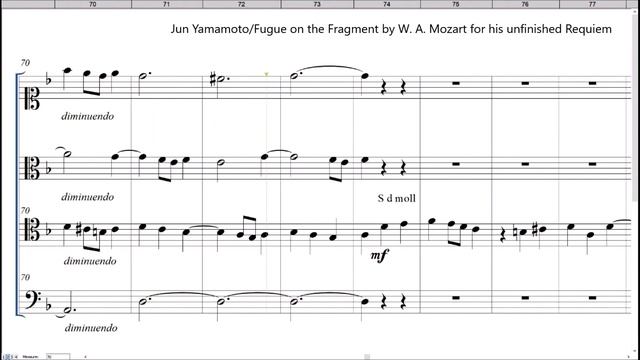 Amen Fugue based on W. A. Mozart's 14 bar sketch смотреть онлайн