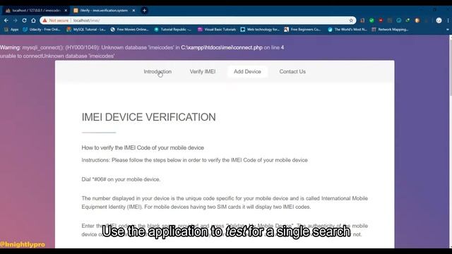 iVerify - IMEI Verification System #ncomcreatives смотреть онлайн