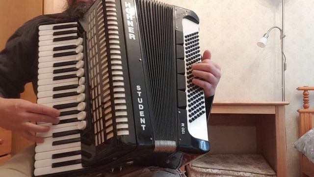Аккордеон Hohner Student - 120M. Размер 4/4.