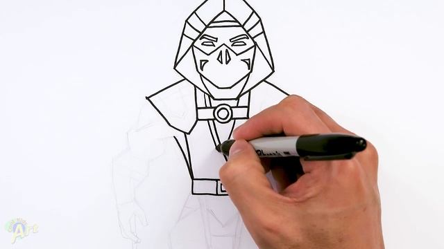 How to Draw Scorpion | Mortal Kombat 11 смотреть онлайн