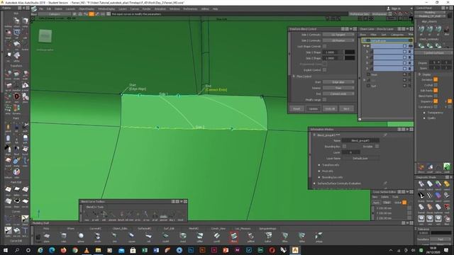 Speed modelling Ferrari F40 Autodesk Alias Day 3