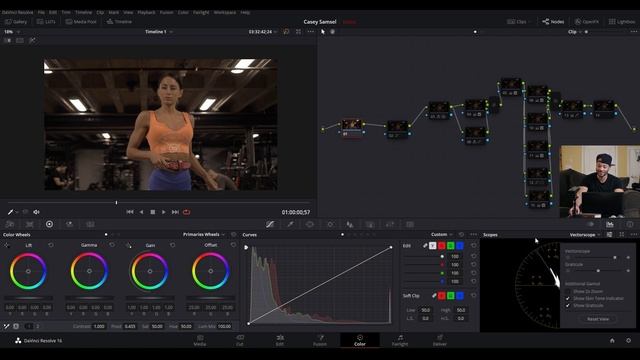 Reading Scopes & Correcting White Balance in Davinci Resolve 16 смотреть онлайн