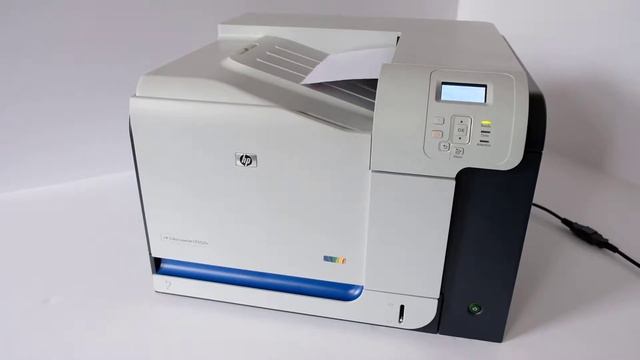 Печать тестовой страницы на принтере HP Color Laserjet CP3525X смотреть онлайн