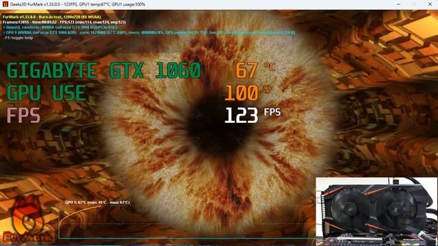 GIGABYTE GTX 1060 FPS And Temperature Test смотреть онлайн