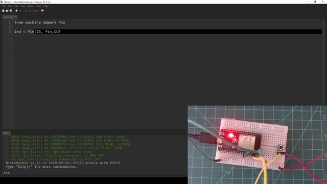 Programming an ESP32 NodeMCU with MicroPython: Timers and Interrupts смотреть онлайн