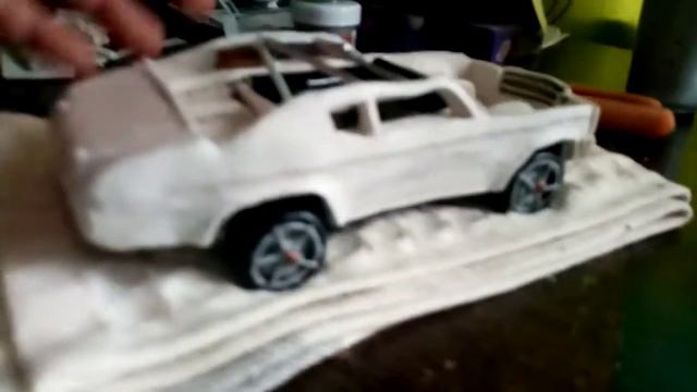 Процесс лепки CHEVROLET chevelle ss Доминика Торрето, форсаж 4 смотреть онлайн