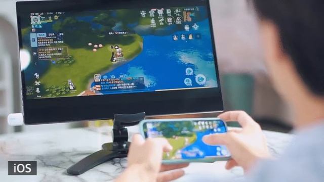 무선 휴대용 모니터 IOS 게임 소개 смотреть онлайн