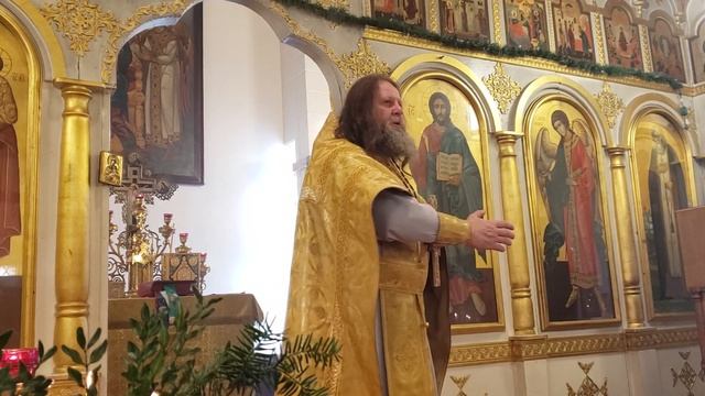 Проповедь о. Георгия 5 января 2020 г. смотреть онлайн