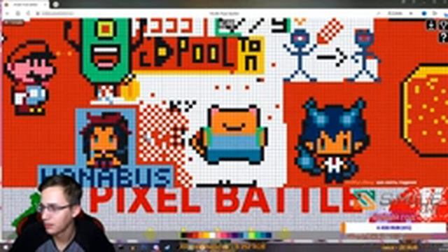 СТРИМ НА РАССЛАБОНЕ, РИСУЕМ В ПИКСЕЛЬБАТТЛЕ - Mobile Legends смотреть онлайн