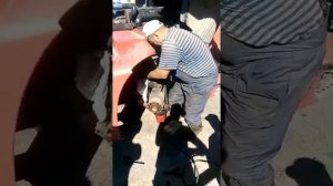 Замена шкворня МАН прямо на трассе