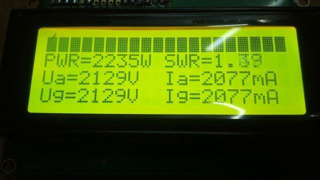 Индикатор лампового УМ на Arduino nano 3 и LCD 2004 смотреть онлайн