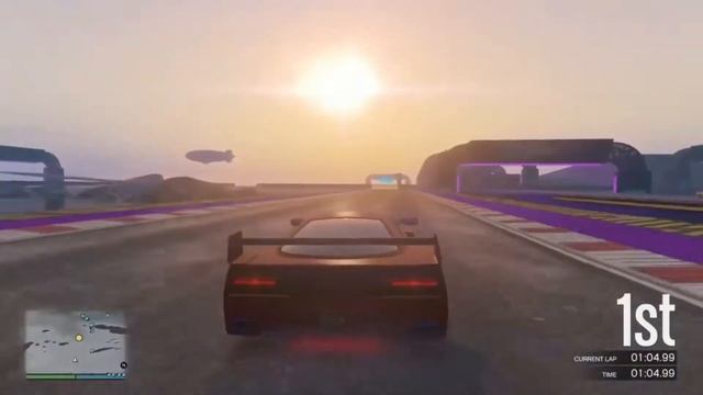Setting world record in new GTA V stunt race смотреть онлайн